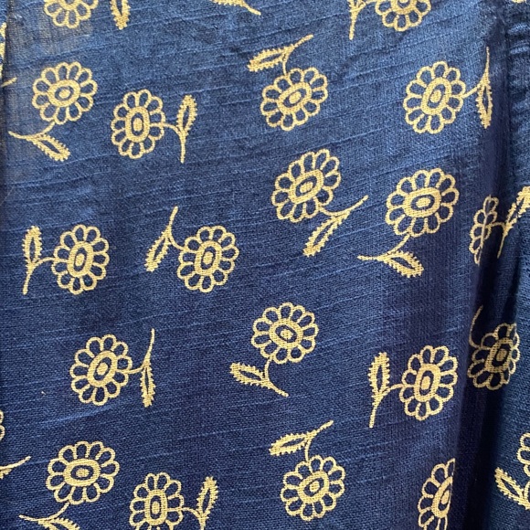 Toad&Co Blue Floral Patterned romper - Picture 4 of 4